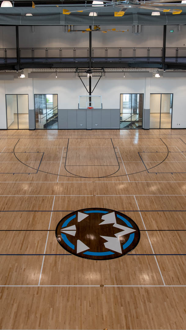 Court floor decal